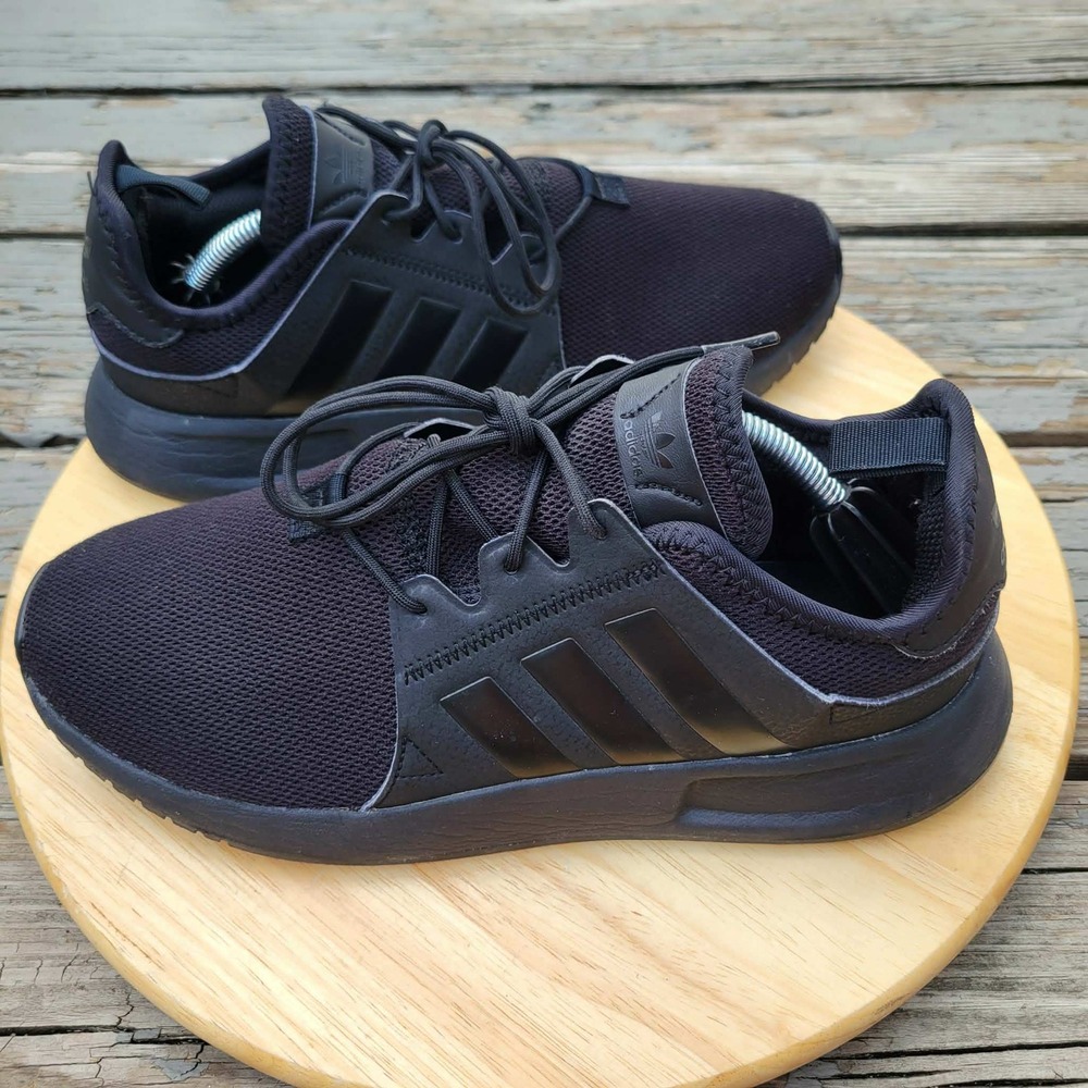Adidas Originals X PLR Shoes BY9879 Men 7 US Core Triple Black Mesh Knit Running